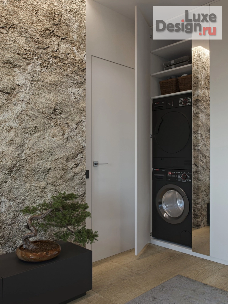 Дизайн интерьера квартиры студии "Квартира-студия для молодой семьи" (фото 1)