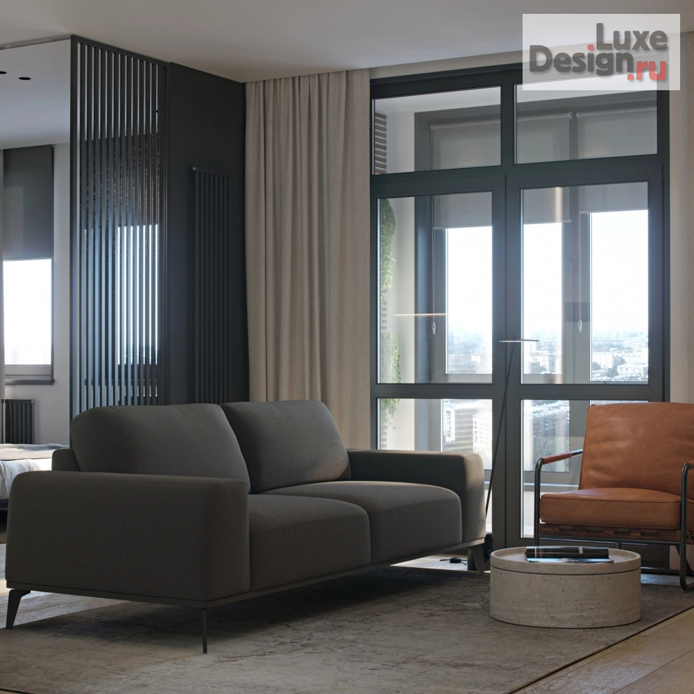 Дизайн интерьера квартиры студии "Квартира-студия для молодой семьи" (фото 1)