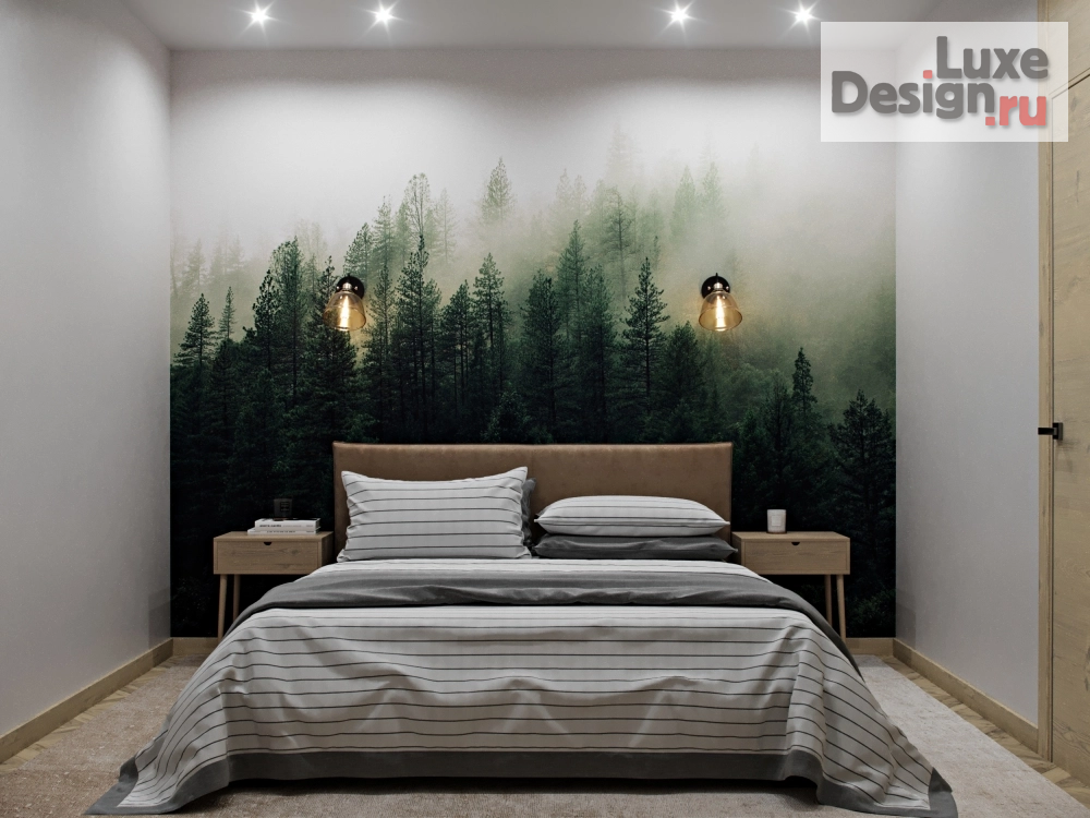 Дизайн интерьера двухкомнатной квартиры "Двушка для пятерых" (фото 1)