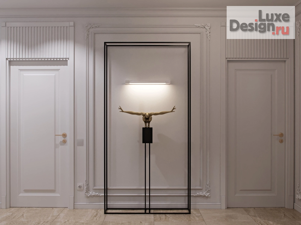 Дизайн интерьера трехкомнатной квартиры "Квартира эстета" (фото 1)