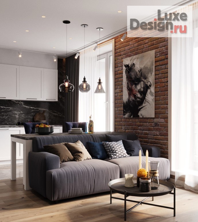 Дизайн интерьера комнаты "Проект гостиной" (фото 1)