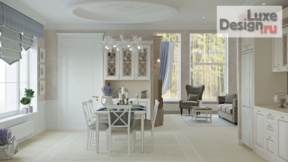 Дизайн интерьера загородного дома "Сказка в лесу" (фото 1)