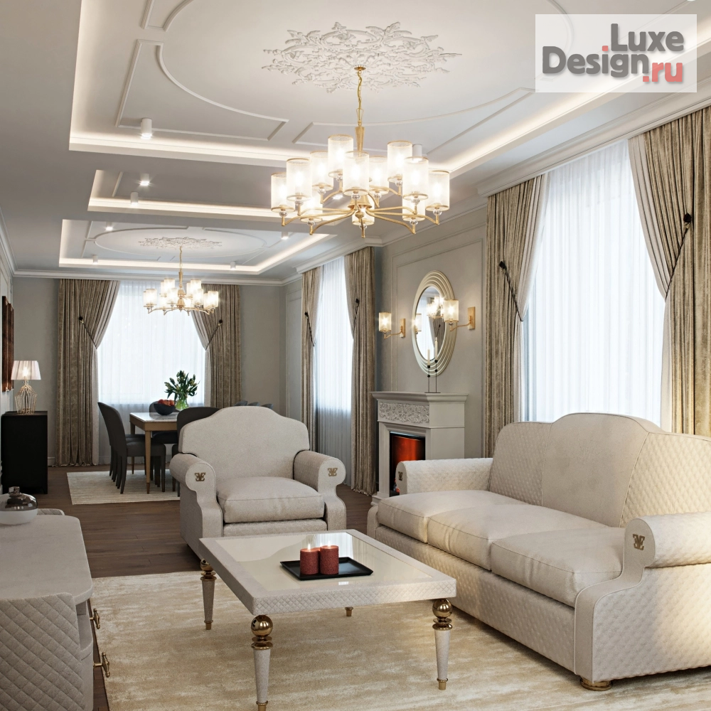 Дизайн интерьера загородного дома "Дом с грузинским акцентом" (фото 1)