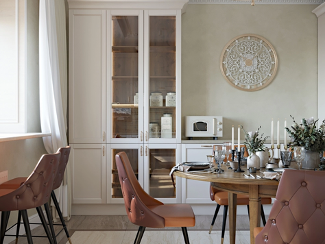 Дизайн интерьера в Рязани "Технологичный дом в классическом стиле"