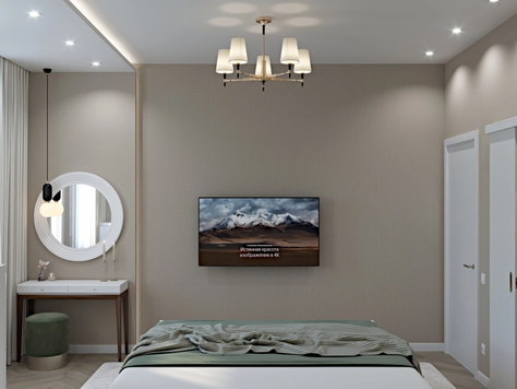 Дизайн интерьера четырехкомнатной квартиры в Рязани "ЖК Алые паруса Москва"