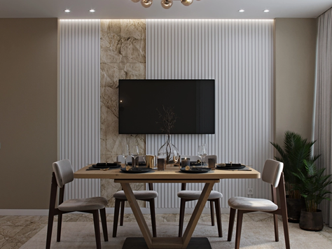 Дизайн интерьера в Рязани "Квартира в ЖК Метропарк 2"