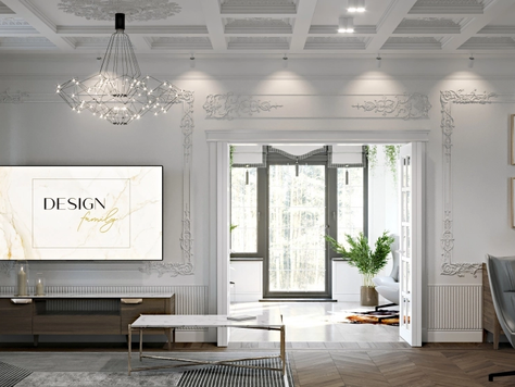 Дизайн интерьера в Рязани "Технологичный дом в классическом стиле"