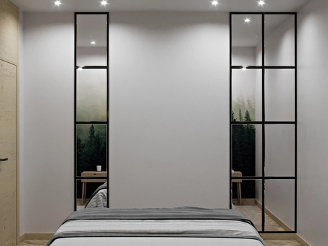 Дизайн интерьера двухкомнатной квартиры в Рязани "Двушка для пятерых"